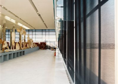 Internal Roller Screen Fabric Acropolis Museum, Εσωτερικά Διάτρητα Ρόλερ στο Μουσείο της Ακρόπολης