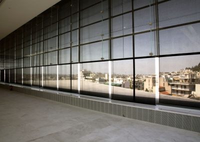Internal Roller Screen Fabric Acropolis Museum, Εσωτερικά Διάτρητα Ρόλερ στο Μουσείο της Ακρόπολης