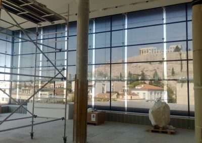 Internal Roller Screen Fabric Acropolis Museum, Εσωτερικά Διάτρητα Ρόλερ στο Μουσείο της Ακρόπολης