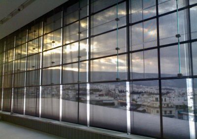 Internal Roller Screen Fabric Acropolis Museum, Εσωτερικά Διάτρητα Ρόλερ στο Μουσείο της Ακρόπολης