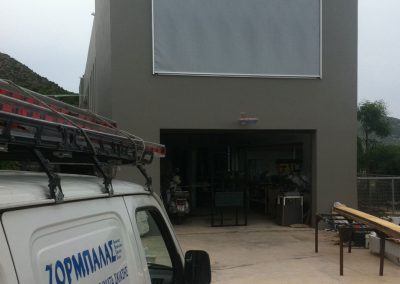 Zipscreen Aegina, Εξωτερικές Ρολοκουρτίνες στην Αίγινα