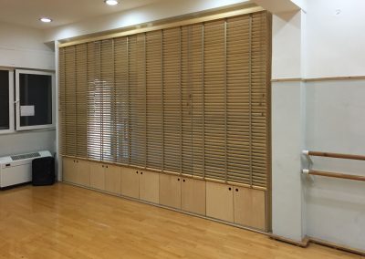 Wooden Blinds Ballet Academy, Ξύλινα Στορ σε Ακαδημία Μπαλέτου