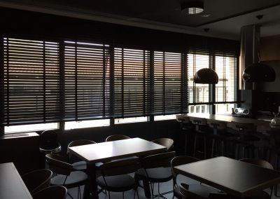 Wood Blinds with Ladder Tape, Ξύλινες περσίδες με σκαλωτή ταινία
