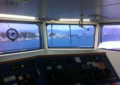 Roller Blind Film for Marine Vessel Bridge Tower, Ρολουρτίνες Φιλμ σε γέφυρα πλοίου