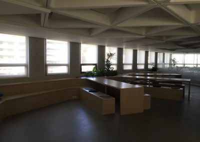 Roller Blinds in Company's restaurant, ρολοκουρτίνες σε εστιατόριο εταιρίας